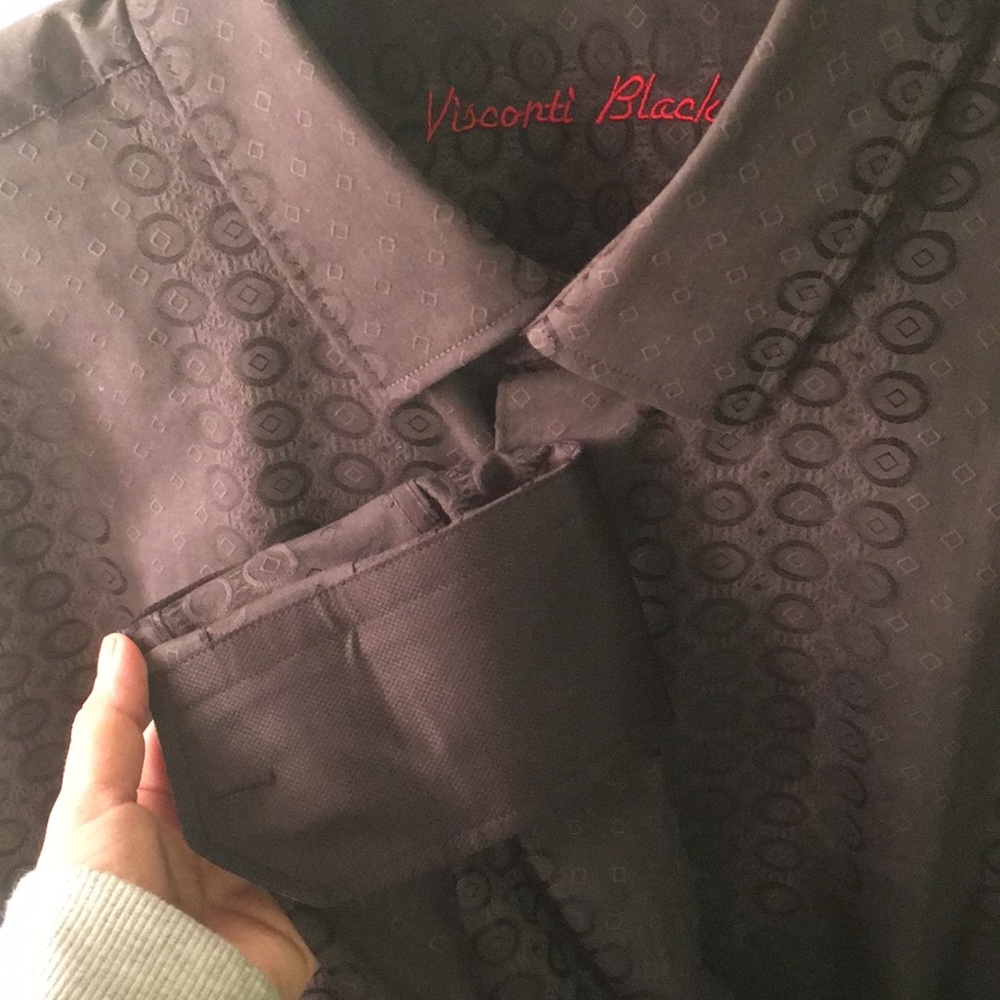 Visconti black dress shirt